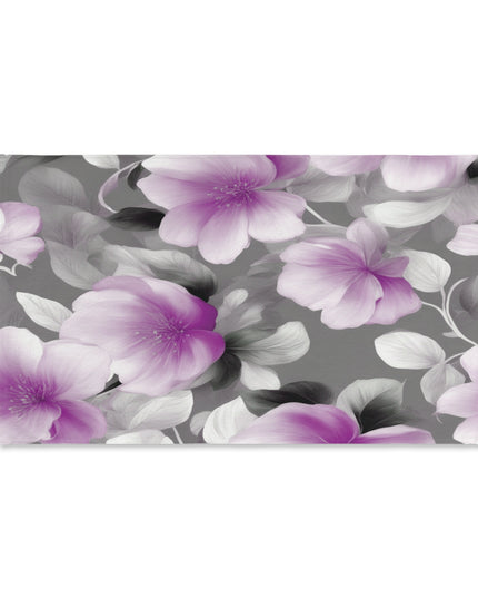 Purple Blossom Floral Bunch Hand Towel, 16" x 28"