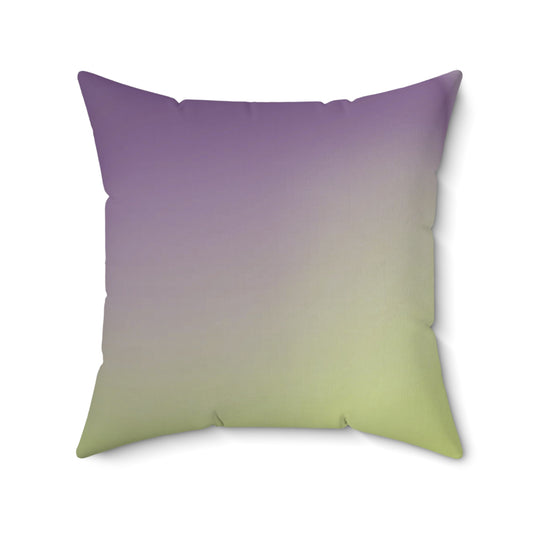 Purple Golden Fade 20" x 20" Faux Suede Square Pillow