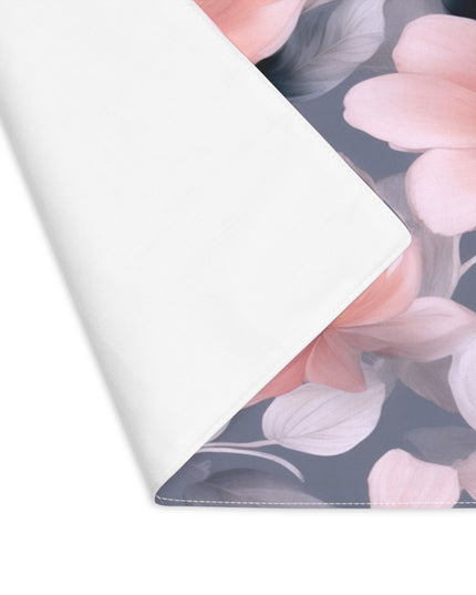 Peach and Blue Gray Floral Bunch Placemat, 1 pc