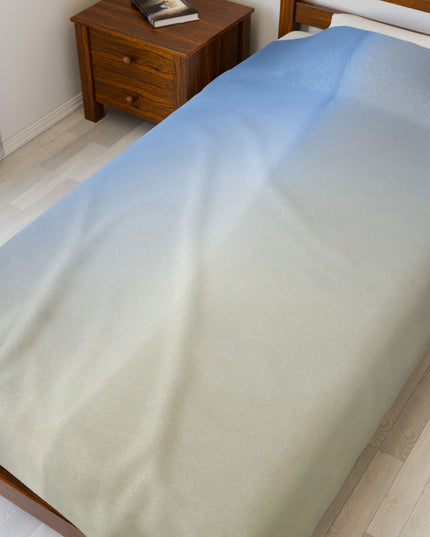 Cobalt Fade Velveteen Plush Blanket, 60" x 80"