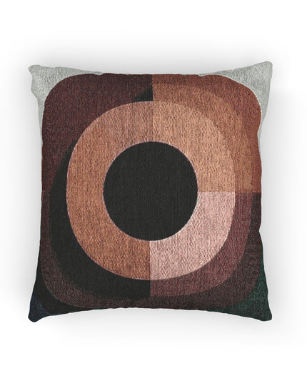 Garnet Eyepiece Woven Pillow, 17" x 18"