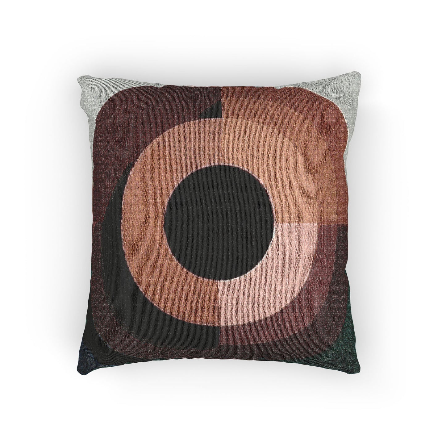 Garnet Eyepiece Woven Pillow, 17" x 18"