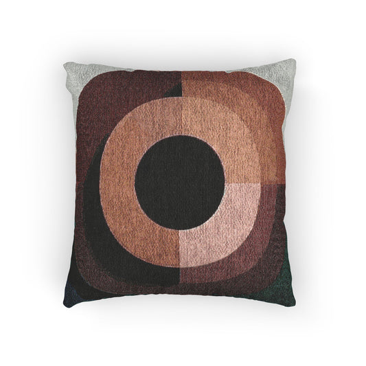 Garnet Eyepiece Woven Pillow, 17" x 18"