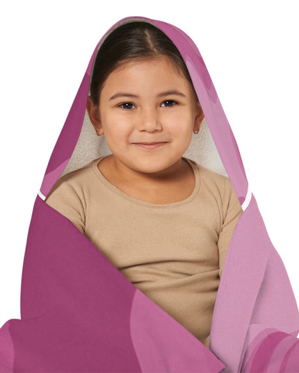 Pinky Mauve Youth Hooded Towel, 24" x 48"