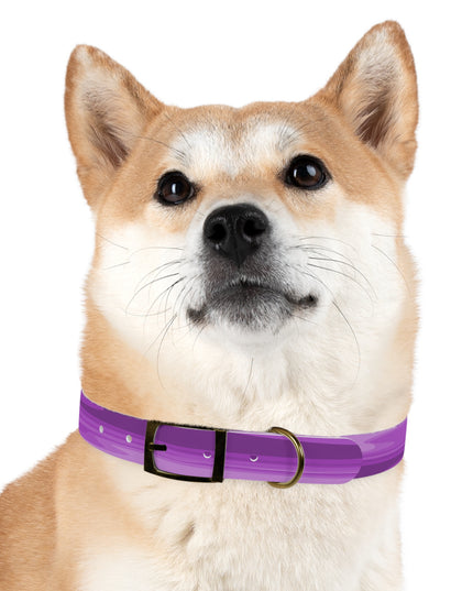 Wavey Purple Wavey Medium Dog Collar