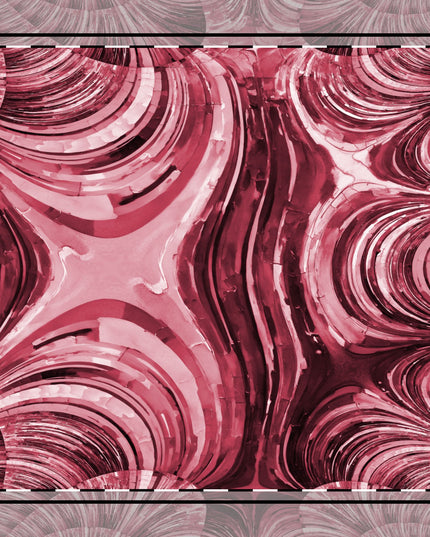 Uzi Spiral Ruby 10" x 10" Cotton Twill Napkin