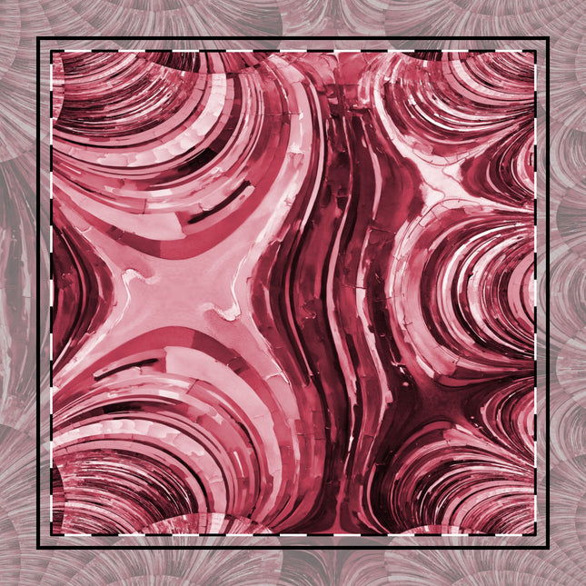 Uzi Spiral Ruby 10" x 10" Cotton Twill Napkin