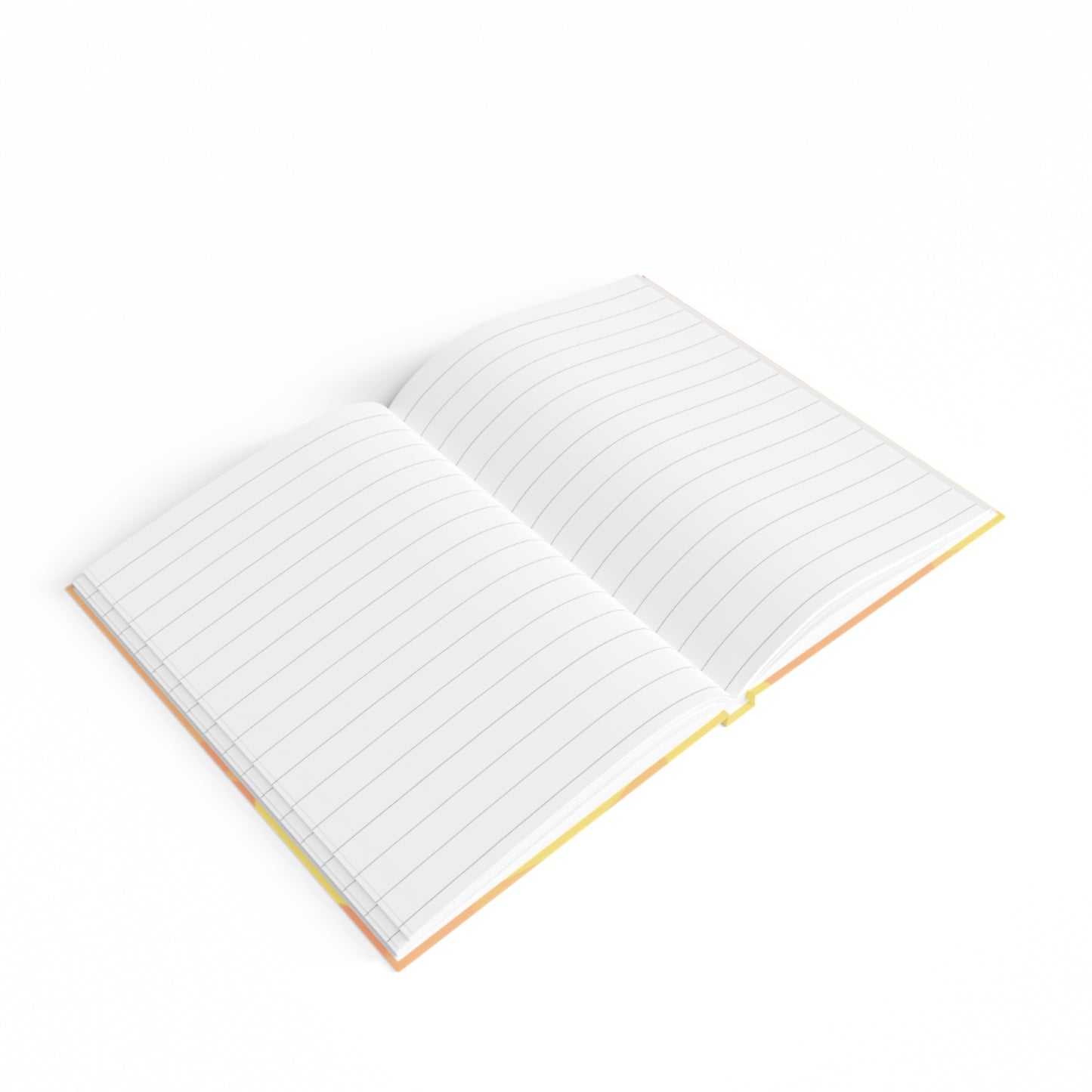 Pastel Bright Oranges Patches 5" x 7" Journal - 128 Ruled Line pages