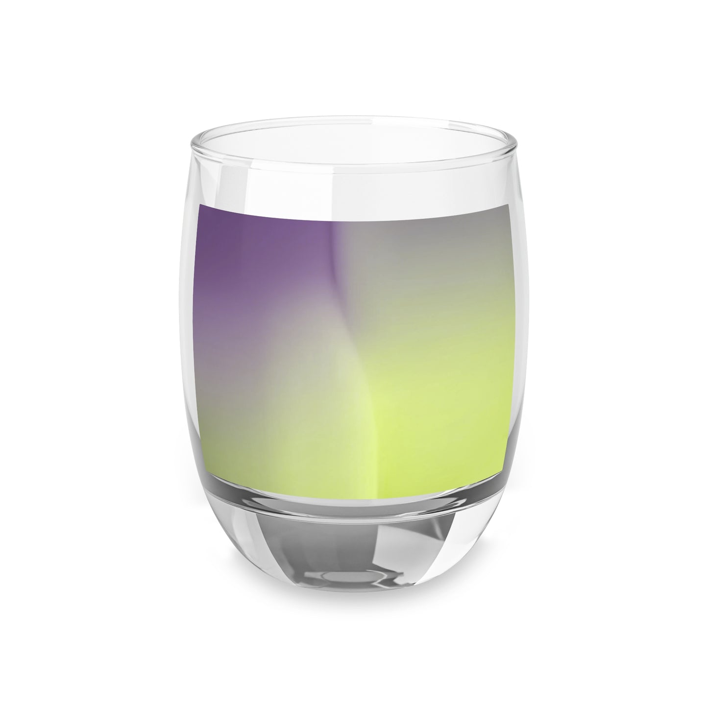 Purple Golden Fade Whiskey Glass, 6 oz