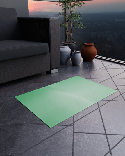 Mint Fade Outdoor Rug, 24" x 36"