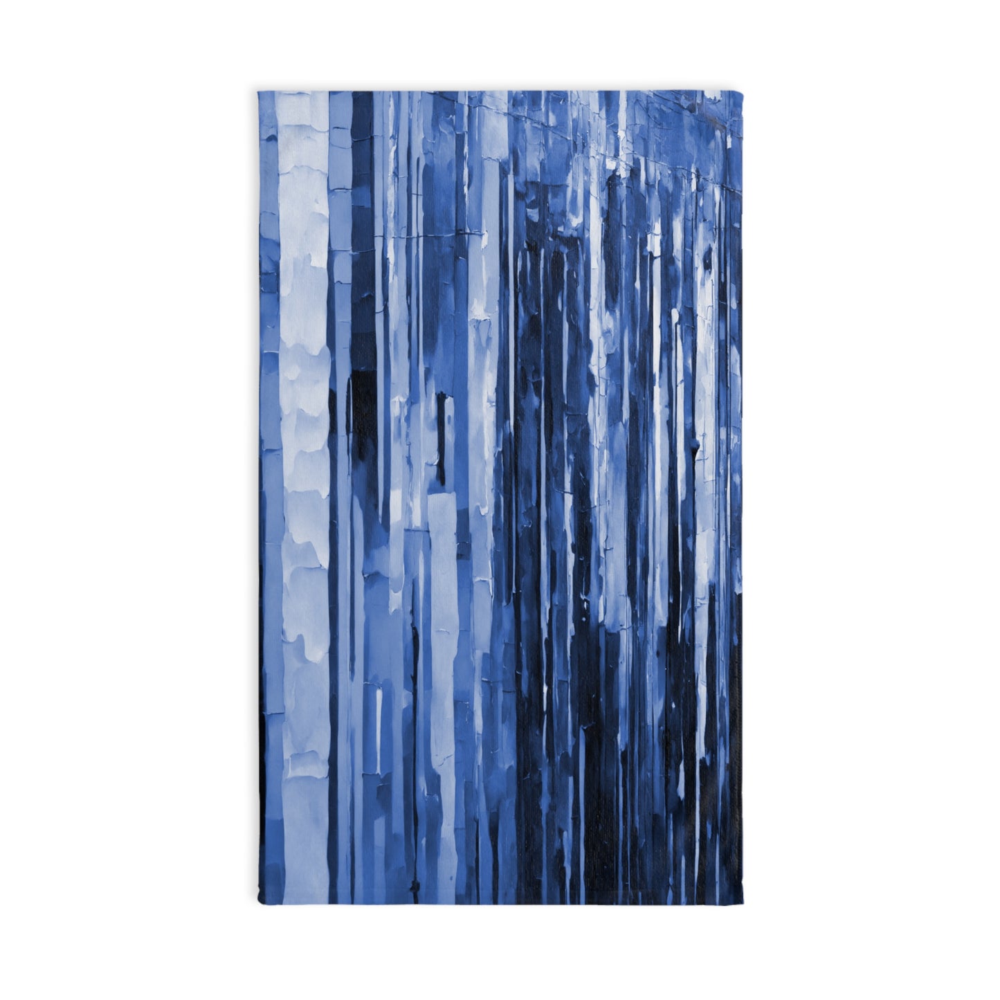 Striped Deep Blue Hand Towel, 16" x 28"