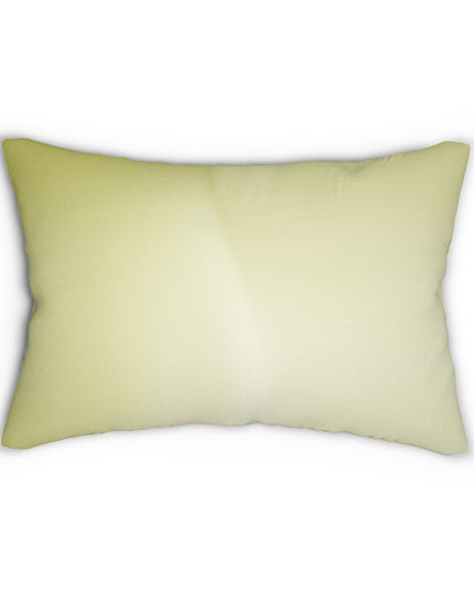 Lemon Fade Spun Polyester Lumbar Pillow, 20" x 14"