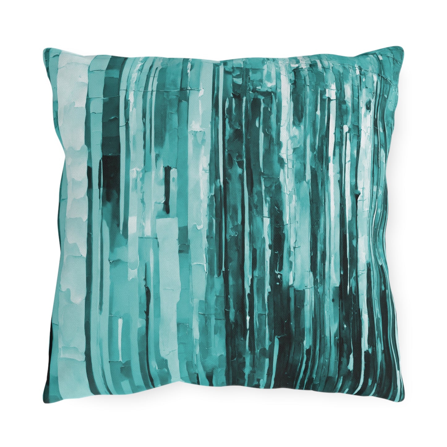 Striped Tif Pastel 16" x 16" Outdoor Pillow