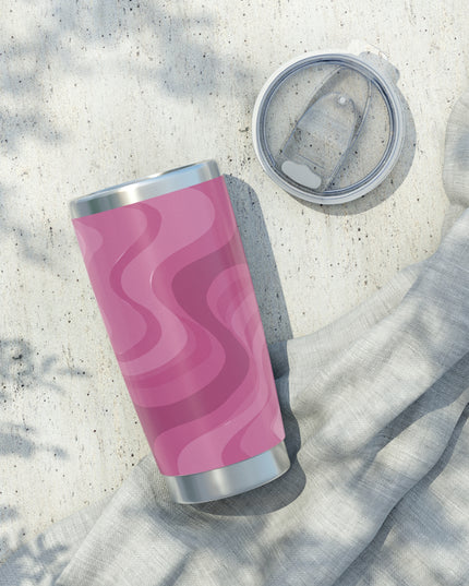 Pinky Mauve Wavey Vagabond 20oz Tumbler
