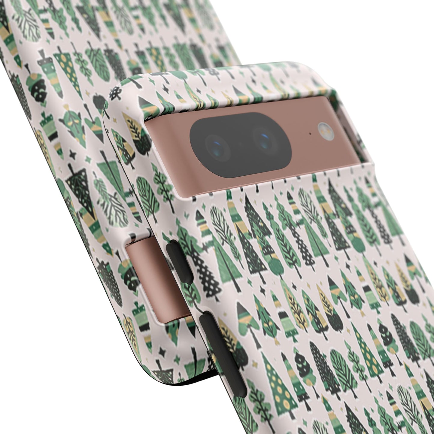 Mini Vintage Green Trees Google Pixel 8 Tough Cases