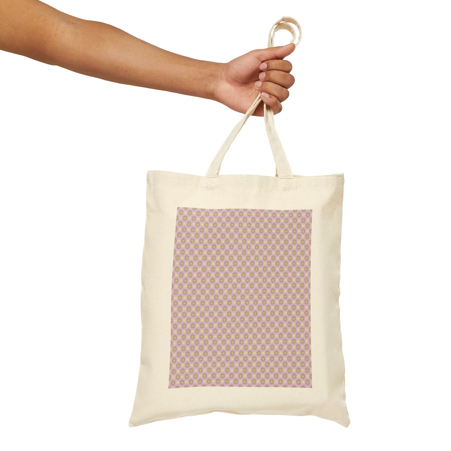 Magenta Star-crossed Bodies Cotton Canvas Tote Bag