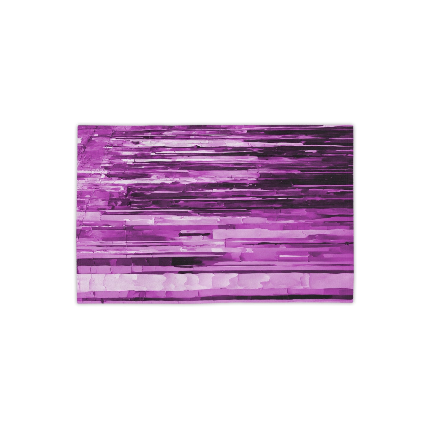 Striped Powder Lavender Beach Towel, 18" x 27"