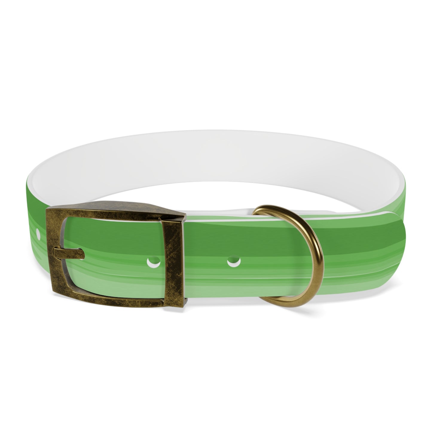 Greenie Meanie Wavey Medium Dog Collar