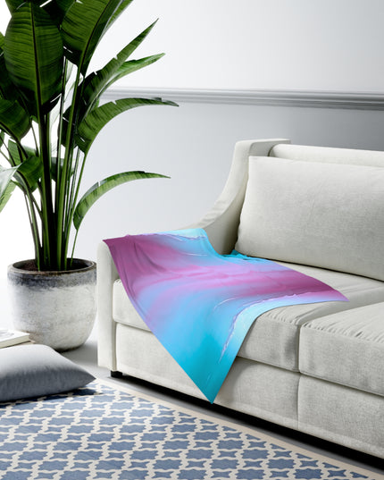 Wine Sea Blue Fog Baby Swaddle 30″×40″ Blanket