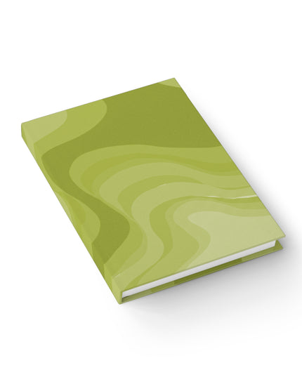 Lemon Wavey 5" x 7" Journal - 128 Ruled Line pages