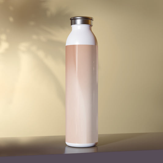 Soft Fade Slim Water Bottle, 20 oz White