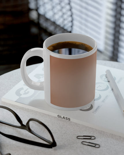 Soft Fade 20 oz White Glossy Jumbo Mug