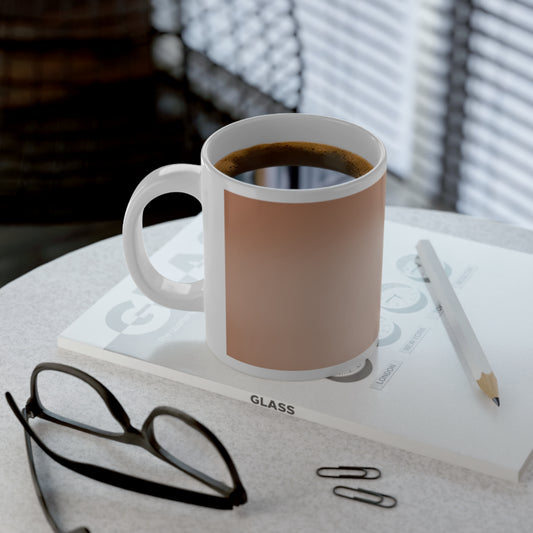 Soft Fade 20 oz White Glossy Jumbo Mug