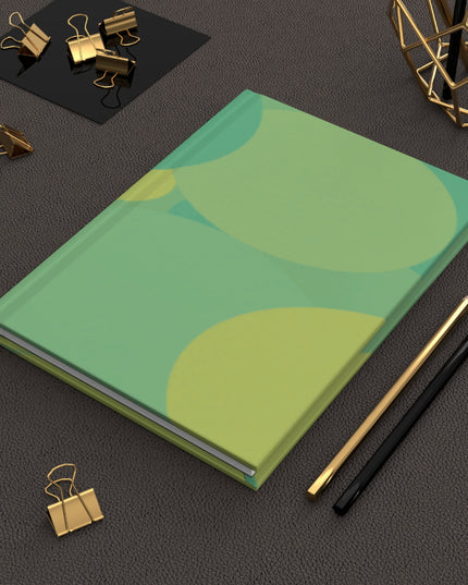Pastel Green Patches 5.75" x 8" Hardcover Journal Matte with 150 lined pages