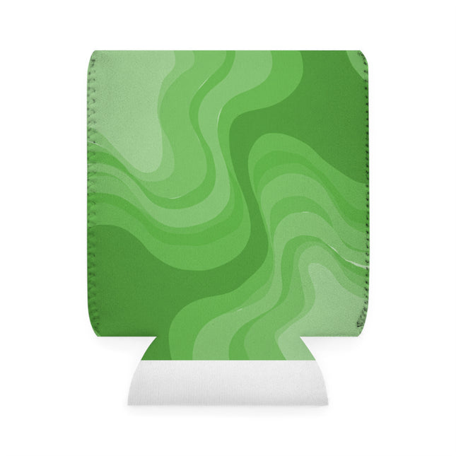Greenie Meanie Wavey 12 oz Can Cooler Sleeve