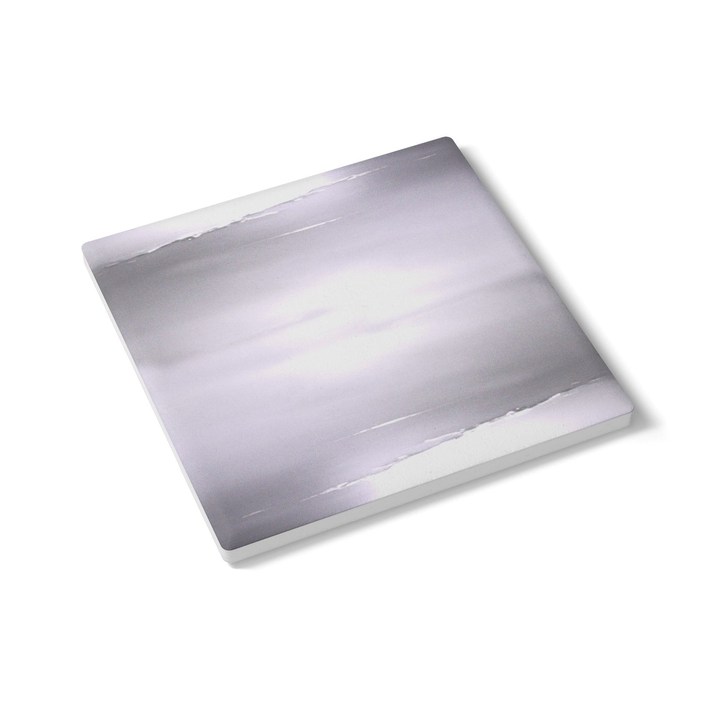 Sephia Sea Dark Fog 4" x 4" Square Ceramic Coaster