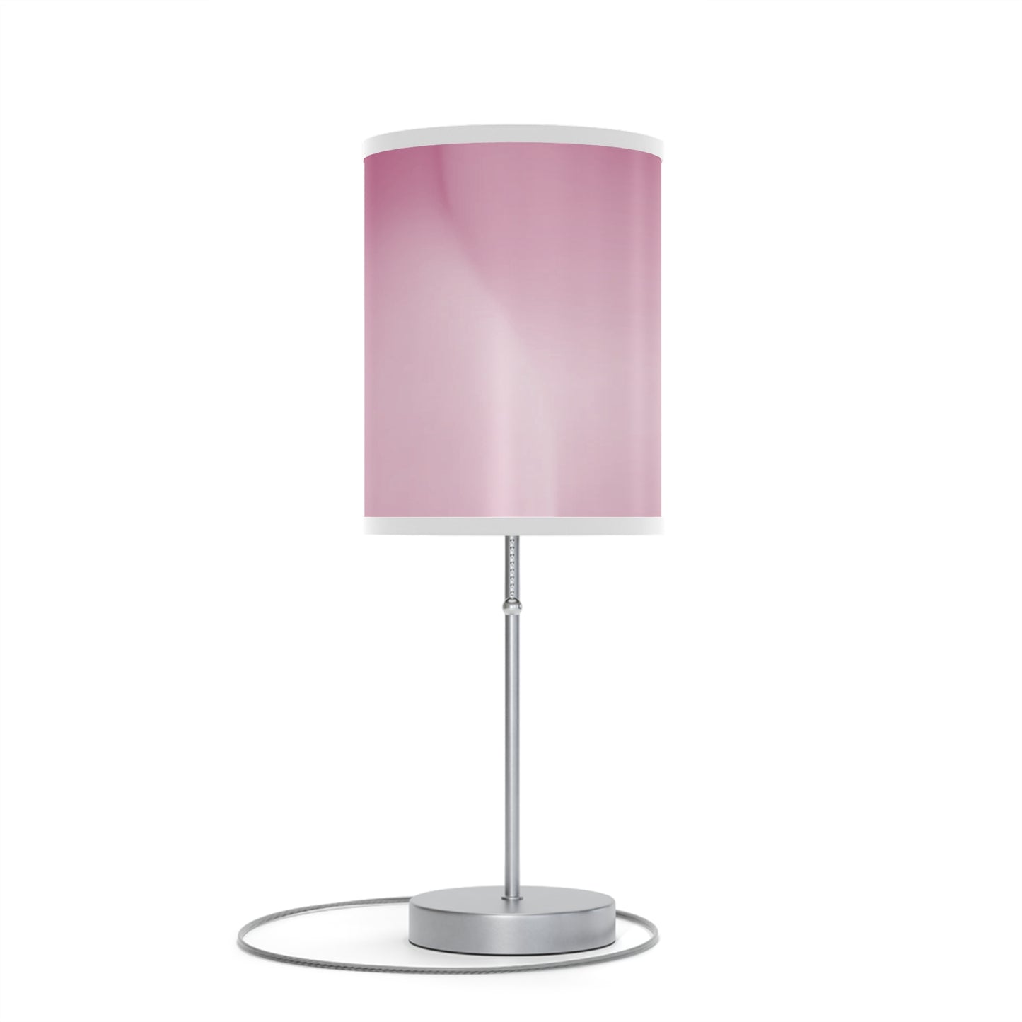 Pink Blush Fade Table Lamp on a White or Silver Stand, US|CA plug