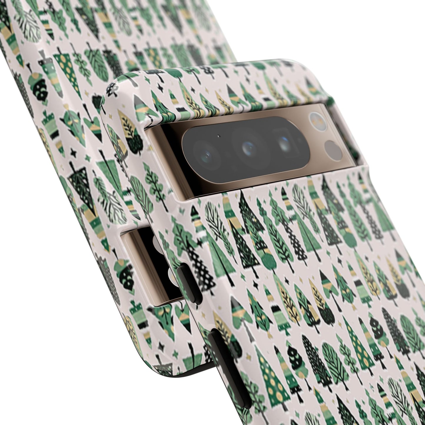 Mini Vintage Green Trees Google Pixel 8 Pro Tough Cases