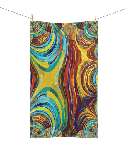 Uzi Spiral Alpha Hand Towel, 16" x 28"