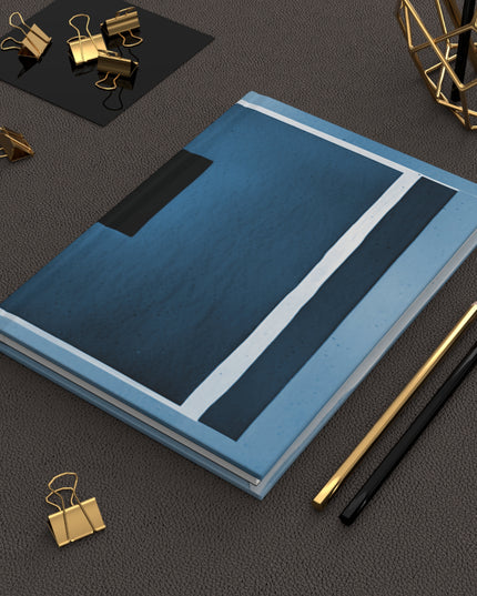 Blue Shadow 5.75" x 8" Hardcover Journal Matte with 150 lined pages