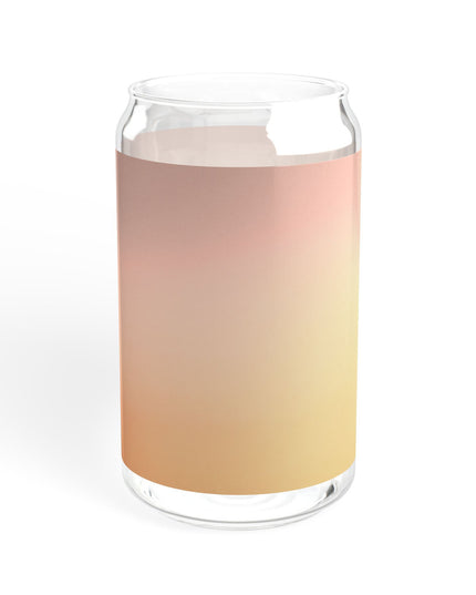 Hot Peach Fade Sipper Glass, 16oz
