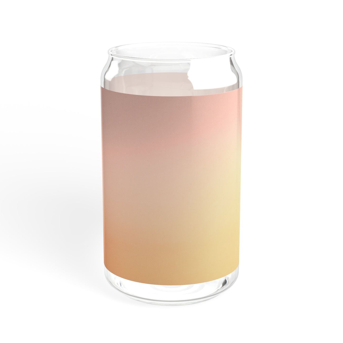 Hot Peach Fade Sipper Glass, 16oz