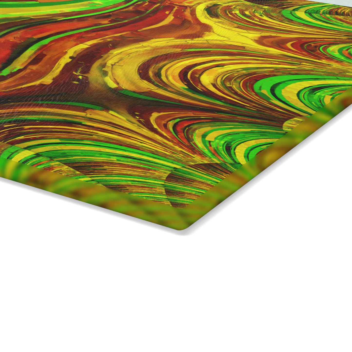 Uzi Spiral Beta 11" x 15" Glass Cutting Board