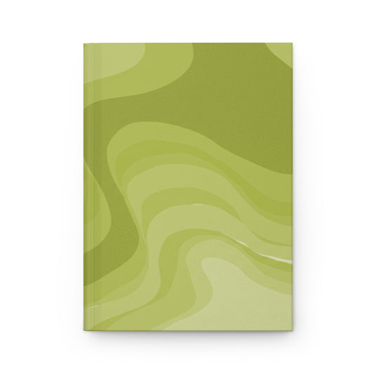 Lemon Wavey 5.75" x 8" Hardcover Journal Matte with 150 lined pages