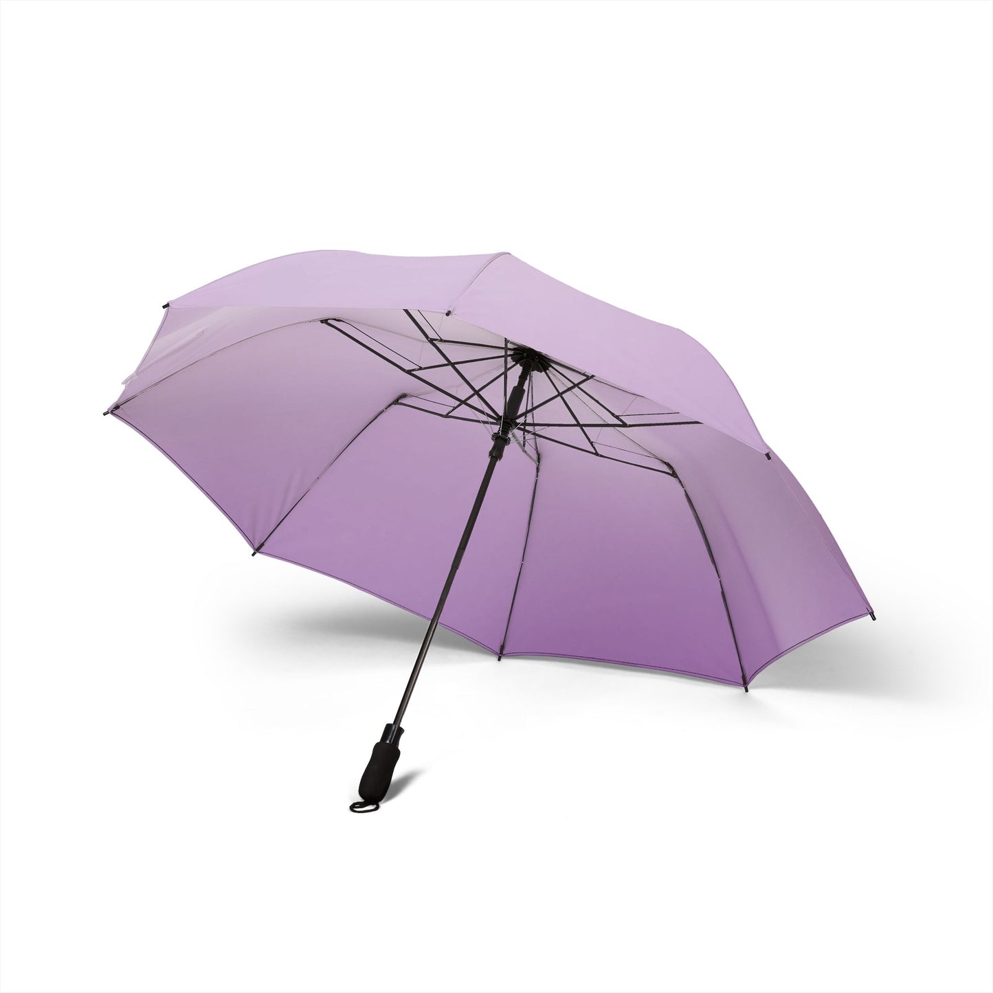 Soft Lavender Fade Foldable Umbrella - Compact & Chic