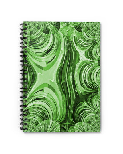 Uzi Spiral Mint Pastel Spiral Notebook - Ruled Line, 6" x 8", 118 pages