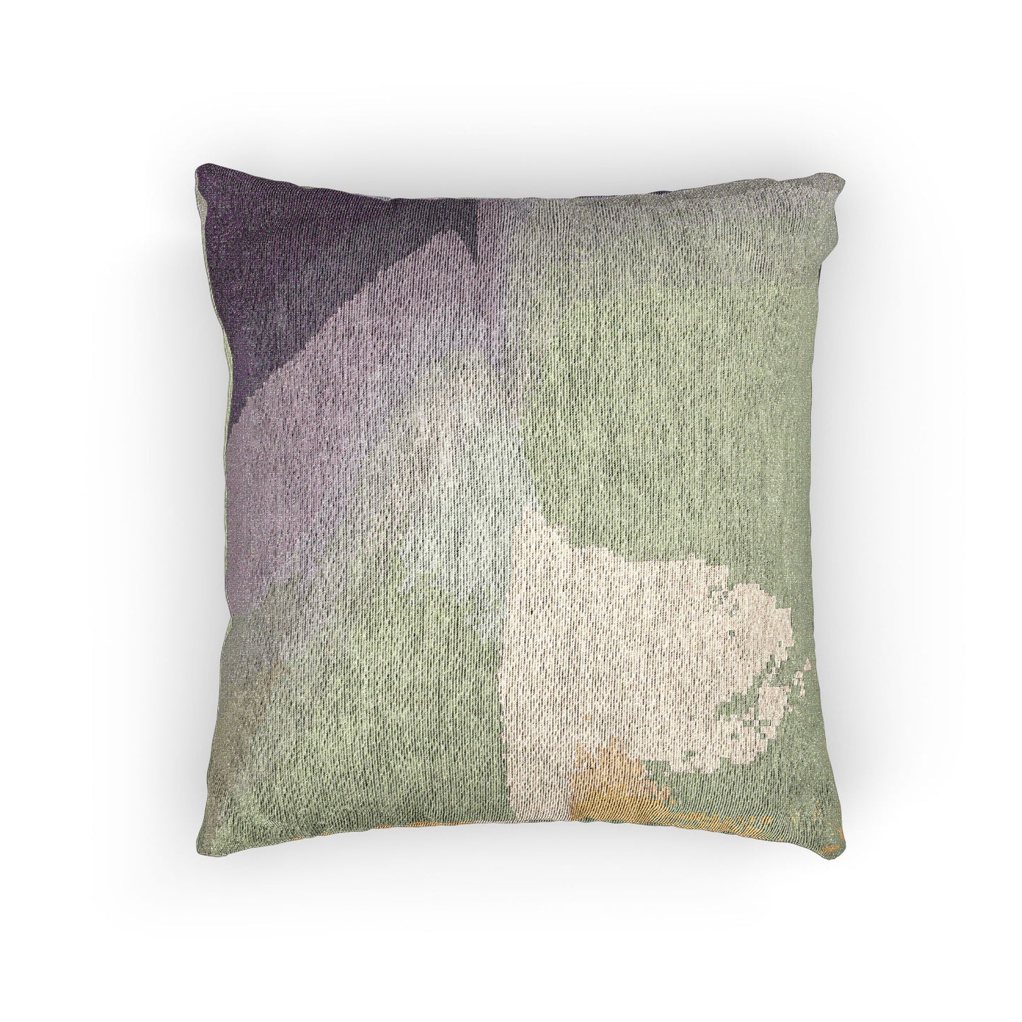 Purple Golden Fade Woven Pillow, 17" x 18"