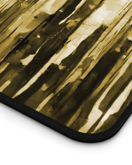 Striped Light Brown 12" x 22" Desk Mat