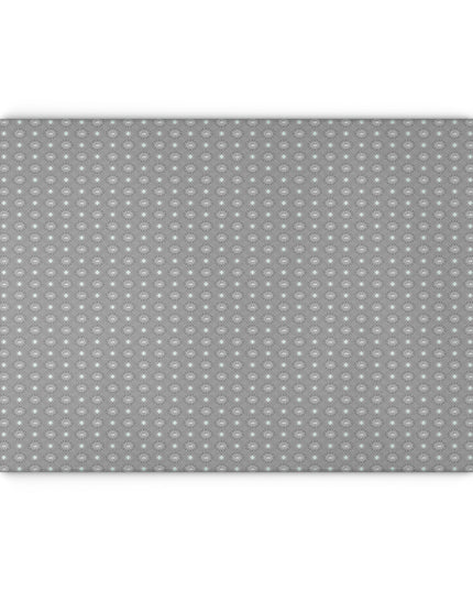 Desaturated Star-crossed Bodies Glass Cutting Board, 11" x 15"