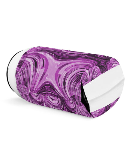 Uzi Spiral Powder Lavender 12 oz Can Cooler Sleeve