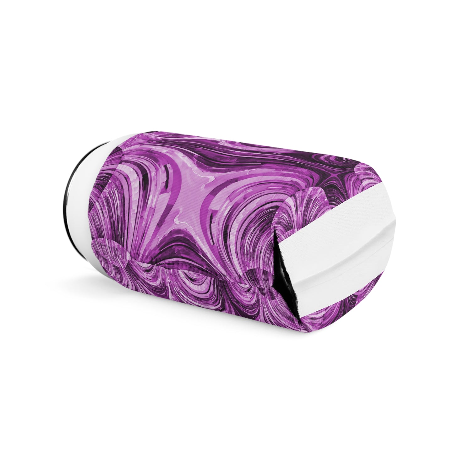 Uzi Spiral Powder Lavender 12 oz Can Cooler Sleeve