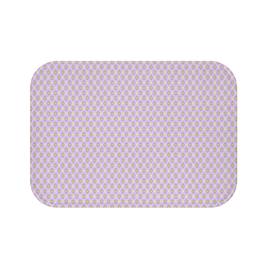Magenta Star-crossed Bodies 24" x 17" Bath Mat