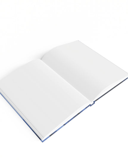 Striped Deep Blue 5" x 7" Journal - 128 Blank pages