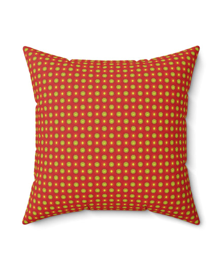 Late Evening Star-crossed Bodies Faux Suede Square Pillow, 18" x 18"