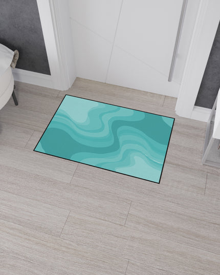 Tif Green Wavey 24" x 36" Heavy Duty Floor Mat