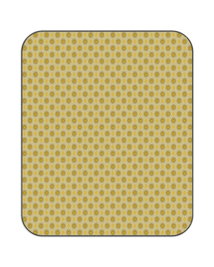 Lemongrass Star-crossed Bodies Picnic Blanket, 61" × 51"